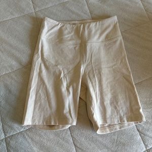 MATE the Label Organic Stretch Biker Short in Bone